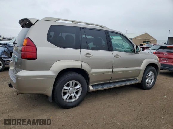 2004 Lexus GX 470 z VIN JTJBT20X740033069, wystawiony jako Copart lot #56011045 z przebiegiem 263 891 mil mil oraz Czysty tytuł • Clean title. Historia ofert i sprzedaży dostępna na DreamBid. Obrazek 3.