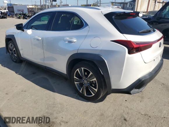 2019 Lexus UX with VIN JTHY3JBH3K2002849, listed as a Copart auction lot 52807475 with 54,593 mi miles and Salvage Title. Bid and sale history available at carsss.com. Image 2.