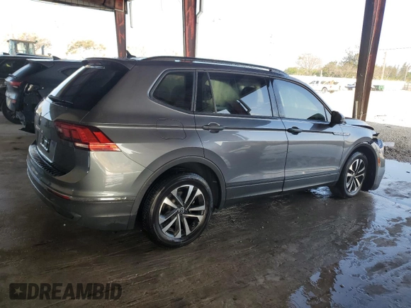 2024 Volkswagen Tiguan S с VIN 3VVRB7AX6RM059698, выставлен на аукционе Copart как лот 48455235 с пробегом 34 344 миль миль и На запчасти • Non repairable. История ставок и продаж доступна на DreamBid. Изображение 3.