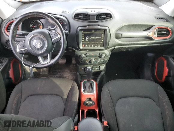 2018 Jeep Renegade Trailhawk with VIN ZACCJBCB1JPH13181, listed as a Copart auction lot 89193315 with 46,599 mi miles and Salvage Title. Bid and sale history available at carsss.com. Image 8.