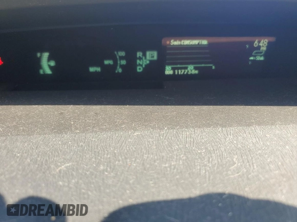 2011 Toyota Prius I with VIN JTDKN3DU7B1362431, listed as a Copart auction lot 53235155 with 117,738 mi miles and Salvage Title. Bid and sale history available at carsss.com. Image 9.