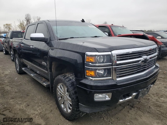 2015 Chevrolet Silverado 1500 High Country with VIN 3GCUKTEJXFG343000, listed as a Copart auction lot 79614734 with 175,511 mi miles and Salvage Title. Bid and sale history available at carsss.com. Image 4.