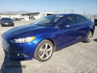 2013 Ford Fusion SE with VIN 3FA6P0HR1DR124704, listed as a Copart auction lot 46500985 with 140,483 mi miles and Salvage Title. Bid and sale history available at DreamBid. Image 1.