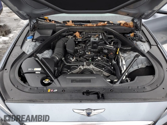 2017 Genesis G80 3.8L with VIN KMHGN4JE5HU199290, listed as a Copart auction lot 45320385 with 24,571 mi miles and Salvage Title. Bid and sale history available at DreamBid. Image 11.
