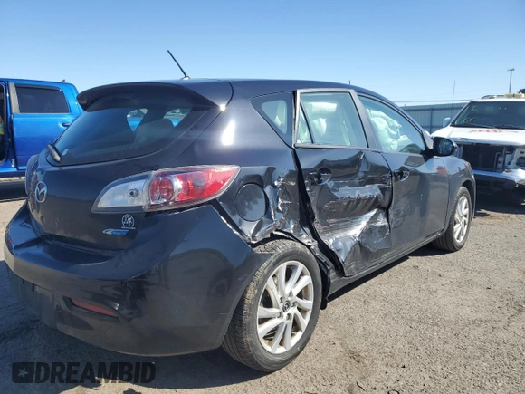 2013 Mazda 3 i Touring with VIN JM1BL1L89D1708495, listed as a Copart auction lot 50705075 with 68,414 mi miles and Salvage Title. Bid and sale history available at DreamBid. Image 3.