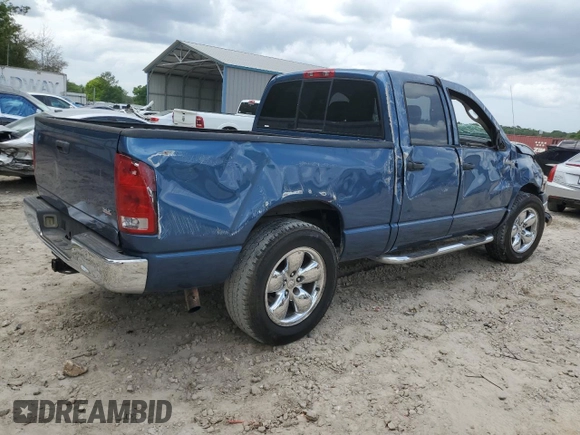 2005 Dodge 1500 SLT with VIN 1D7HA18D65S152542, listed as a Copart auction lot 53726695 with Not Provided miles and Salvage Title. Bid and sale history available at DreamBid. Image 3.