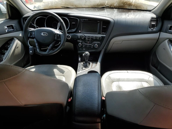 2011 Kia Optima EX with VIN KNAGN4A76B5103722, listed as a Copart auction lot 49847065 with 0 mi miles and Salvage Title. Bid and sale history available at carsss.com. Image 8.