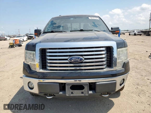 2012 Ford F-150 XL with VIN 1FTFW1EF2CFC06627, listed as a Copart auction lot 58187725 with 185,553 mi miles and Salvage title. Bid and sale history available at DreamBid. Image 5.