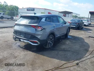 2024 Kia Sportage EX with VIN 5XYK33DF3RG185488, listed as a IAAI auction lot 42345457 with 33,926 mi miles and . Bid and sale history available at DreamBid. Image 4.