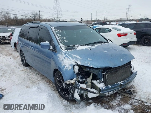 2007 Honda Odyssey EX with VIN 5FNRL384X7B082404, listed as a IAAI auction lot 41303764 with 158,703 mi miles. Bid and sale history available at carsss.com. Image 1.