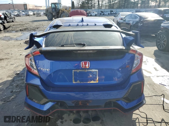 2018 Honda Civic Type R Touring z VIN SHHFK8G73JU201611, wystawiony jako Copart lot #83976074 z przebiegiem Nie podano mil oraz Szkoda całkowita • Salvage title. Historia ofert i sprzedaży dostępna na DreamBid. Obrazek 6.
