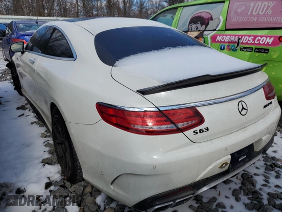 2016 Mercedes-Benz S 63 AMG with VIN WDDXJ7JB7GA014203, listed as a Copart auction lot 44215245 with Not Provided miles and Salvage Title. Bid and sale history available at DreamBid. Image 2.