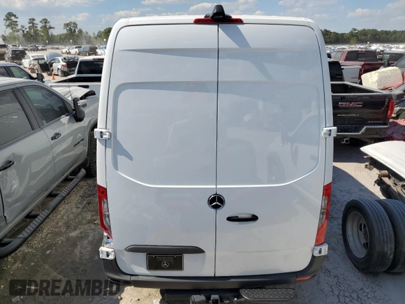 2024 Mercedes-Benz Sprinter Cargo with VIN W1Y4KBHY5RT182366, listed as a Copart auction lot 73993504 with 3,149 mi miles and Clean Title. Bid and sale history available at carsss.com. Image 6.