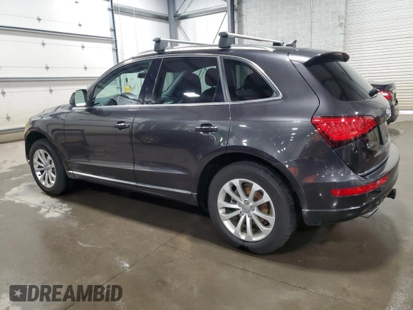2015 Audi Q5 Premium Plus with VIN WA1LFAFP2FA024061, listed as a Copart auction lot 51089535 with 124,676 mi miles and Salvage Title. Bid and sale history available at carsss.com. Image 2.