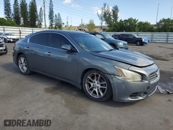 2011 Nissan Maxima SV with VIN 1N4AA5AP9BC844684, listed as a Copart auction lot 57942125 with 117,688 mi miles and Salvage title. Bid and sale history available at DreamBid. Image 4.