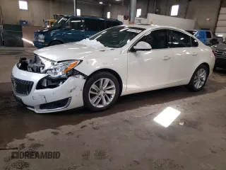 2015 Buick Regal Premium II with VIN 2G4GS5GX0F9225943, listed as a Copart auction lot 88137765 with 155,445 mi miles and Salvage title. Bid and sale history available at DreamBid. Image 1.
