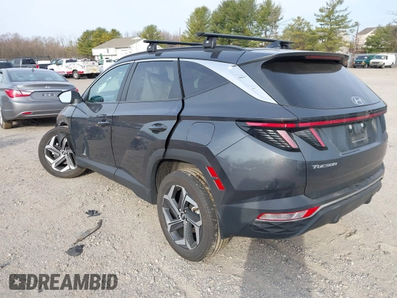 2023 Hyundai Tucson SEL with VIN 5NMJFCAE2PH273448, listed as a IAAI auction lot 41783486 with 19,975 mi miles. Bid and sale history available at carsss.com. Image 3.