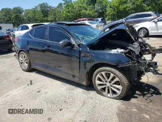 2015 Kia Optima SX Turbo with VIN 5XXGR4A60FG381919, listed as a Copart auction lot 57703285 with Not provided miles and Salvage title. Bid and sale history available at DreamBid. Image 4.