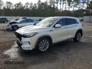 2021 Infiniti QX50 Essential z VIN 3PCAJ5CBXMF105793, wystawiony jako Copart lot #79343664 z przebiegiem 47 913 mil mil oraz Szkoda całkowita • Salvage title. Historia ofert i sprzedaży dostępna na DreamBid. Obrazek 1.