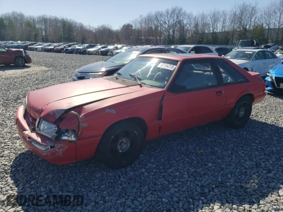 1993 Ford Mustang with VIN 1FACP41M4PF182123, listed as a Copart auction lot 52154315 with 70,458 mi miles and Clean title. Bid and sale history available at DreamBid. Image 1.