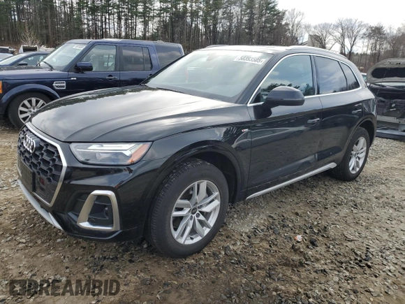 2022 Audi Q5 S line Premium z VIN WA1GAAFY0N2120773, wystawiony jako Copart lot #50393505 z przebiegiem 31 457 mil mil oraz Szkoda całkowita • Salvage title. Historia ofert i sprzedaży dostępna na DreamBid. Obrazek 1.