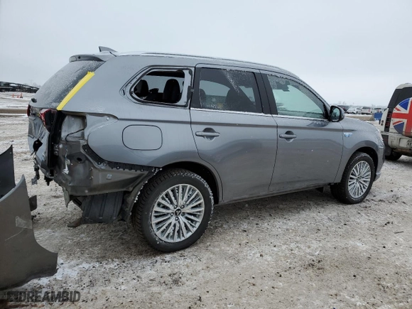 2019 Mitsubishi Outlander PHEV SEL with VIN JA4J24A53KZ053154, listed as a Copart auction lot 45707065 with 20950 miles and Salvage Title. Bid and sale history available at carsss.com. Image 3.