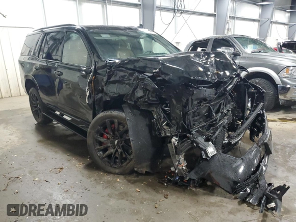 2024 Cadillac Escalade 4WD Sport with VIN 1GYS4FKL4RR310968, listed as a Copart auction lot 48261475 with 5,389 mi miles and Salvage title. Bid and sale history available at DreamBid. Image 4.