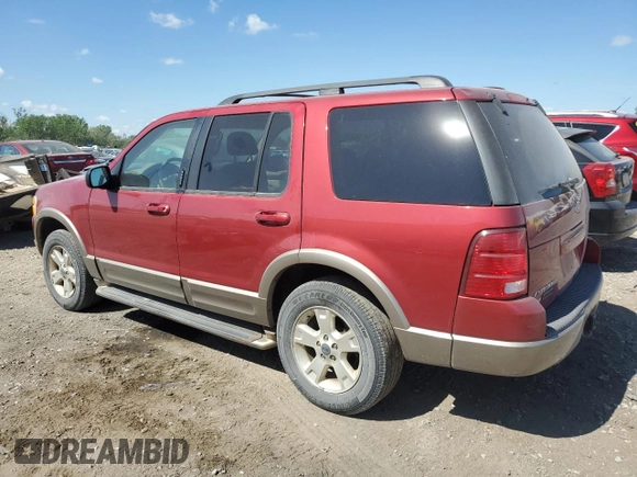 2003 Ford Explorer Eddie Bauer z VIN 1FMZU74K73UA69471, wystawiony jako Copart lot #56354875 z przebiegiem 208 953 mil mil oraz Szkoda całkowita • Salvage title. Historia ofert i sprzedaży dostępna na DreamBid. Obrazek 2.