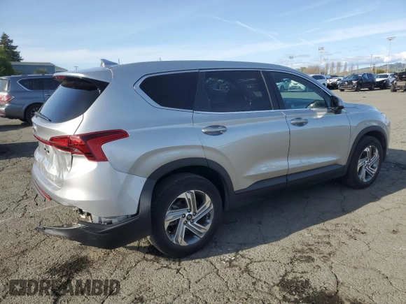 2021 Hyundai Santa Fe SE with VIN 5NMS14AJ1MH360663, listed as a Copart auction lot 49719515 with 24,028 mi miles and Non Repairable. Bid and sale history available at carsss.com. Image 3.