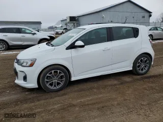2017 Chevrolet Sonic LT with VIN 1G1JD6SH4H4114286, listed as a Copart auction lot 81255484 with 134,696 mi miles and Clean Title. Bid and sale history available at carsss.com. Image 1.