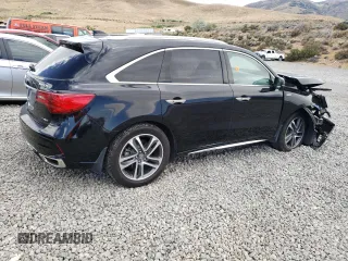 2017 Acura MDX Sport Hybrid w/Advance Pkg with VIN 5FRYD7H77HB001806, listed as a Copart auction lot 66971634 with 0 mi miles and Salvage Title. Bid and sale history available at carsss.com. Image 3.