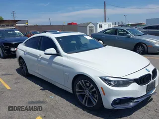 2018 BMW 4 Series 430i with VIN WBA4J1C55JBG80463, listed as a IAAI auction lot 42510754 with 67,508 mi miles and . Bid and sale history available at DreamBid. Image 1.
