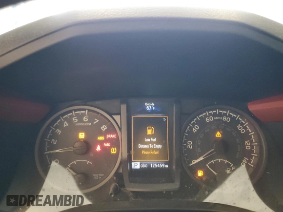 2017 Toyota Tacoma SR5 with VIN 5TFAZ5CN6HX026362, listed as a Copart auction lot 53047205 with 125,459 mi miles and Clean Title. Bid and sale history available at DreamBid. Image 9.