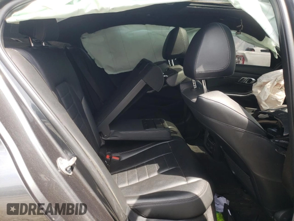 2020 BMW 3 Series 330i xDrive with VIN WBA5R7C08LFJ10597, listed as a Copart auction lot 53840925 with Not Provided miles and Salvage Title. Bid and sale history available at DreamBid. Image 10.