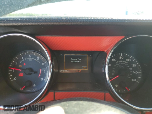 2015 Ford Mustang GT with VIN 1FA6P8CF2F5406500, listed as a Copart auction lot 54383875 with 101,180 mi miles and Salvage title. Bid and sale history available at DreamBid. Image 9.