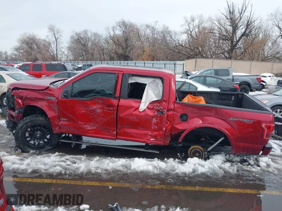 2017 Ford F-150 XL with VIN 1FTEW1EG5HFC70270, listed as a IAAI auction lot 41583973 with 1 mi miles. Bid and sale history available at carsss.com. Image 13.