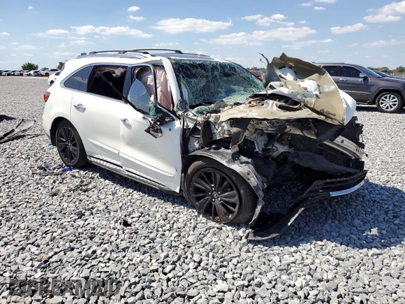 2017 Acura MDX Technology z VIN 5FRYD3H50HB001671, wystawiony jako Copart lot #52987475 z przebiegiem Nie podano mil oraz Szkoda całkowita • Salvage title. Historia ofert i sprzedaży dostępna na DreamBid. Obrazek 4.