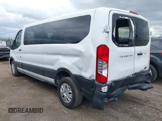 2024 Ford Transit Passenger XL with VIN 1FBAX2YG6RKA21325, listed as a IAAI auction lot 42030901 with 22,993 mi miles. Bid and sale history available at carsss.com. Image 3.