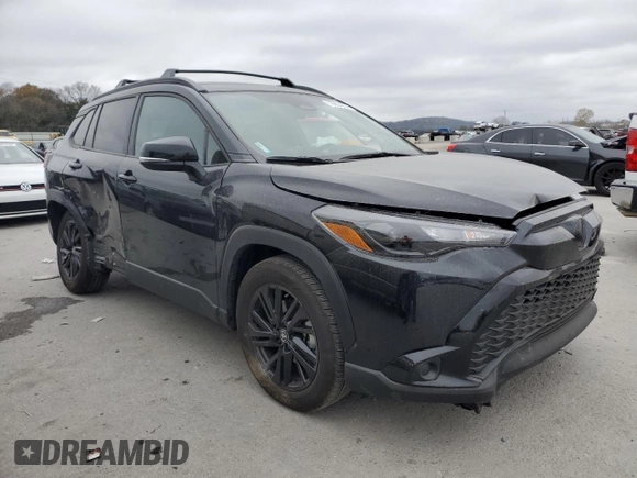 2024 Toyota Corolla Cross Hybrid S with VIN 7MUFBABG7RV044405, listed as a Copart auction lot 79804864 with 3,219 mi miles and Clean title. Bid and sale history available at DreamBid. Image 4.