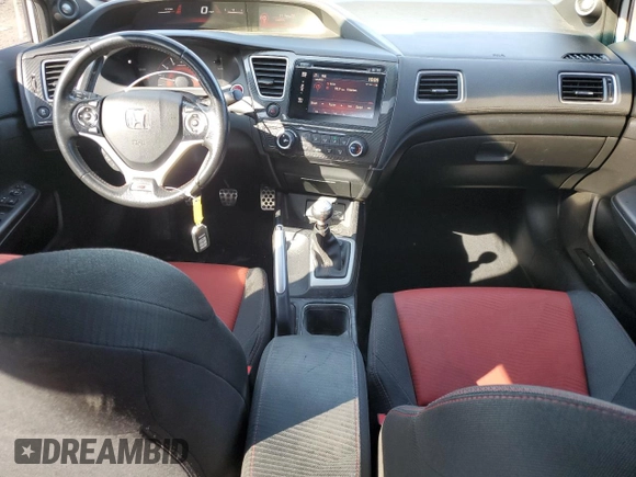 2015 Honda Civic Sedan Si with VIN 2HGFB6E57FH704441, listed as a Copart auction lot 44205275 with 160,205 mi miles and Salvage Title. Bid and sale history available at carsss.com. Image 8.