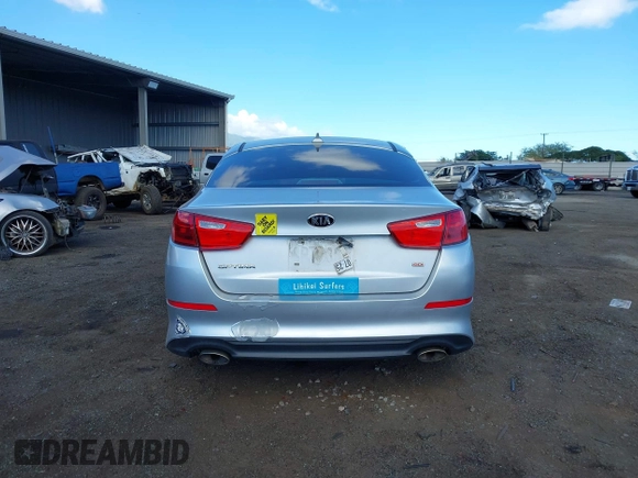 2015 Kia Optima LX z VIN 5XXGM4A74FG476636, wystawiony jako IAAI lot #41242478 z przebiegiem Nie podano mil oraz . Historia ofert i sprzedaży dostępna na DreamBid. Obrazek 16.
