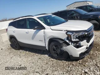 2024 GMC Terrain AT4 with VIN 3GKALYEGXRL393090, listed as a Copart auction lot 48188205 with 6,249 mi miles and Salvage Title. Bid and sale history available at DreamBid. Image 4.
