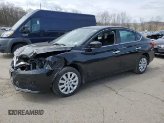 2019 Nissan Sentra SV with VIN 3N1AB7AP4KY436879, listed as a Copart auction lot 53549785 with 55,367 mi miles and Salvage Title. Bid and sale history available at DreamBid. Image 1.
