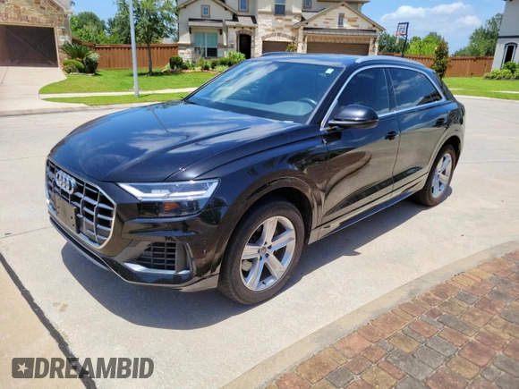 2019 Audi Q8 Premium with VIN WA1AVAF14KD021323, listed as a Copart auction lot 65992915 with 69,379 mi miles and Clean title. Bid and sale history available at DreamBid. Image 2.