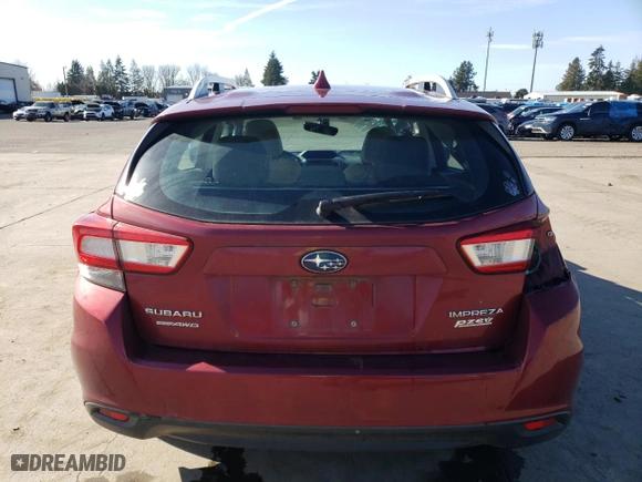 2017 Subaru Impreza Premium with VIN 4S3GTAD66H3750118, listed as a Copart auction lot 46899235 with 74,573 mi miles and Salvage Title. Bid and sale history available at carsss.com. Image 6.