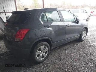 2016 Chevrolet Trax LS with VIN 3GNCJKSB4GL265545, listed as a IAAI auction lot 41701659 with 111,942 mi miles. Bid and sale history available at carsss.com. Image 4.