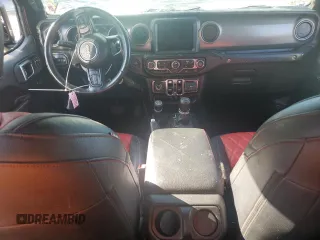 2022 Jeep Wrangler Unlimited Sport S with VIN 1C4HJXDG6NW133351, listed as a Copart auction lot 62159475 with 45,412 mi miles and Salvage title. Bid and sale history available at DreamBid. Image 8.