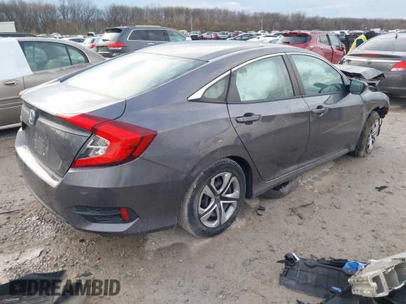 2016 Honda Civic Sedan LX with VIN 19XFC2F52GE009350, listed as a IAAI auction lot 41907696 with 141,306 mi miles. Bid and sale history available at carsss.com. Image 4.