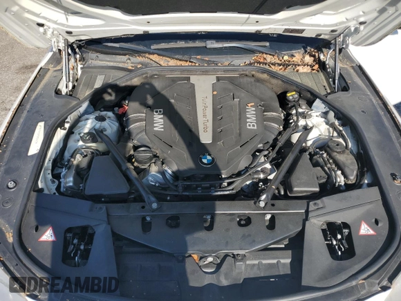 2015 BMW 7 Series 750Li xDrive with VIN WBAYF8C50FD655443, listed as a Copart auction lot 61092005 with Not provided miles and Salvage title. Bid and sale history available at DreamBid. Image 11.
