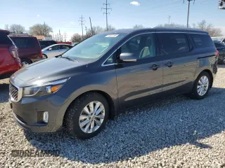2017 Kia Sedona EX with VIN KNDMC5C19H6291973, listed as a Copart auction lot 50891195 with 58,771 mi miles and Salvage Title. Bid and sale history available at carsss.com. Image 1.